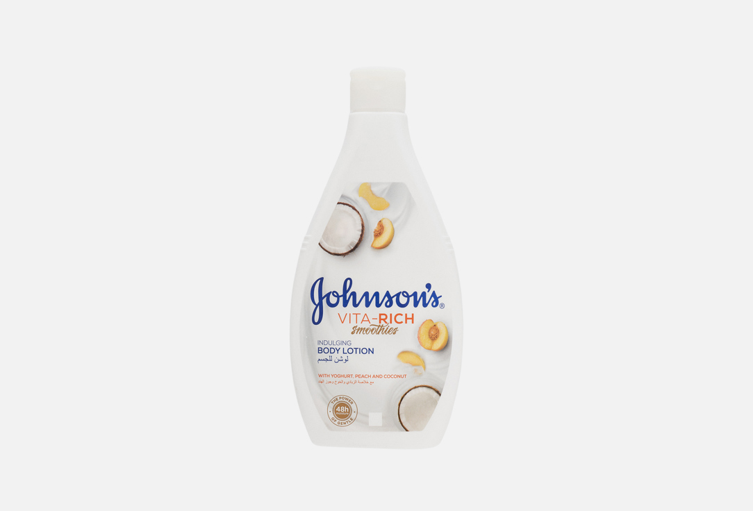 Johnson’s Vita-Rich Smoothies Indulging Body Lotion with Yoghurt, Peach and Coconut