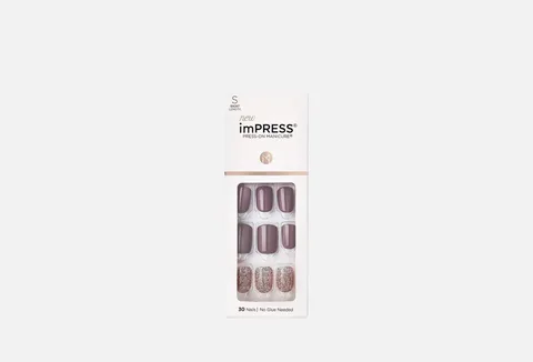 KISS NEW YORK Professional imPRESS Press-On Nails,Flawless KIM011C