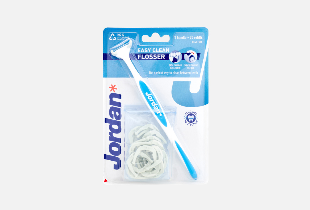 Jordan Easy Clean Flosser with 20 Refills