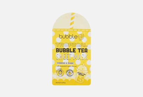 Bubble T Face Sheet Mask Tropical with Aloe Vera & Niacinamide