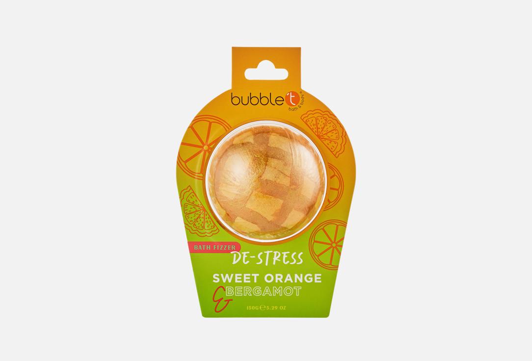 Bubble T De-Stress Bath Fizzer in Sweet Orange & Bergamot 150 g