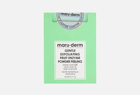 Maruderm Gentle Exfoliating Fruit Enzyme Powder Peeling 60 Gr