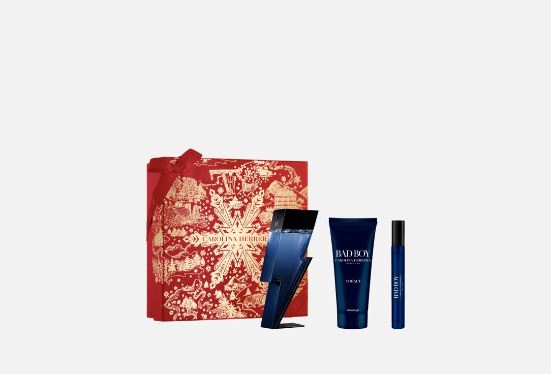 CAROLINA HERRERA Bad Boy Cobalt Gift Set 3pcs
