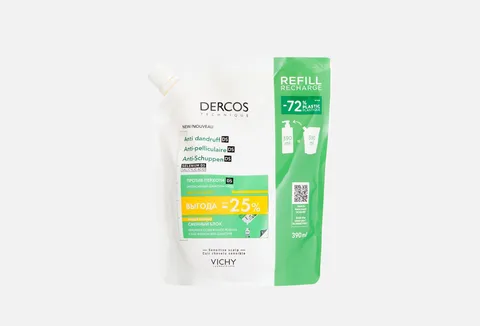 Vichy Dercos Anti-Dandruff Shampoo Dry Refill