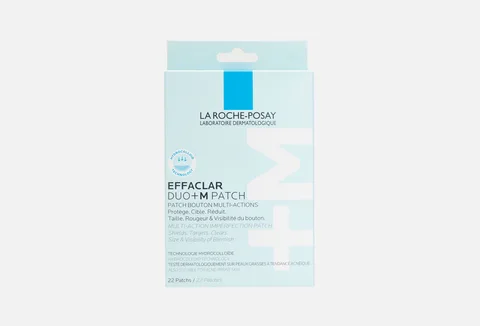 La Roche-Posay Effaclar Duo+M 3H Spot Patches for Acne-Prone Skin, 22pcs