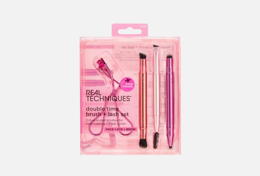 Real Techniques Double Time Brush + Lash Set