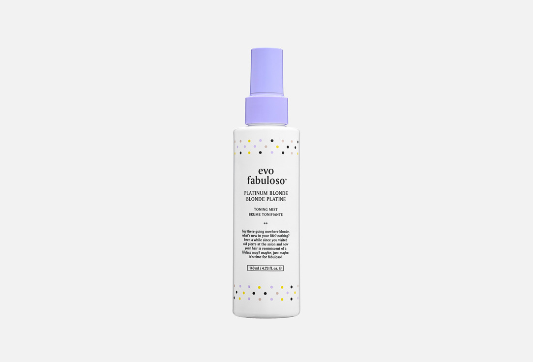 EVO Fabuloso Platinum Blonde Toning Mist