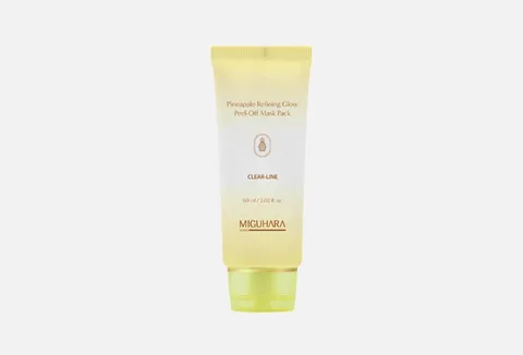 MIGUHARA "Pineapple Refining Glow Peel-Off Mask Pack"
