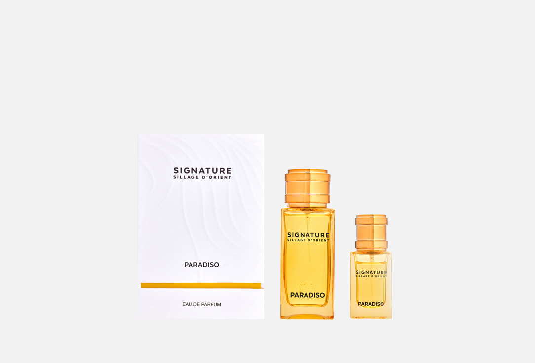 Signature by Sillage d'Orient Paradisio Gift Set 100ml + 15ml + Funnel
