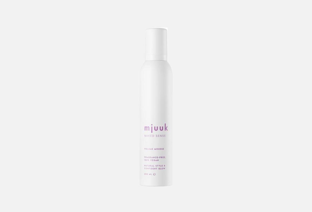MJUUK Naked Sense Fragrance-Free Volume Mousse,