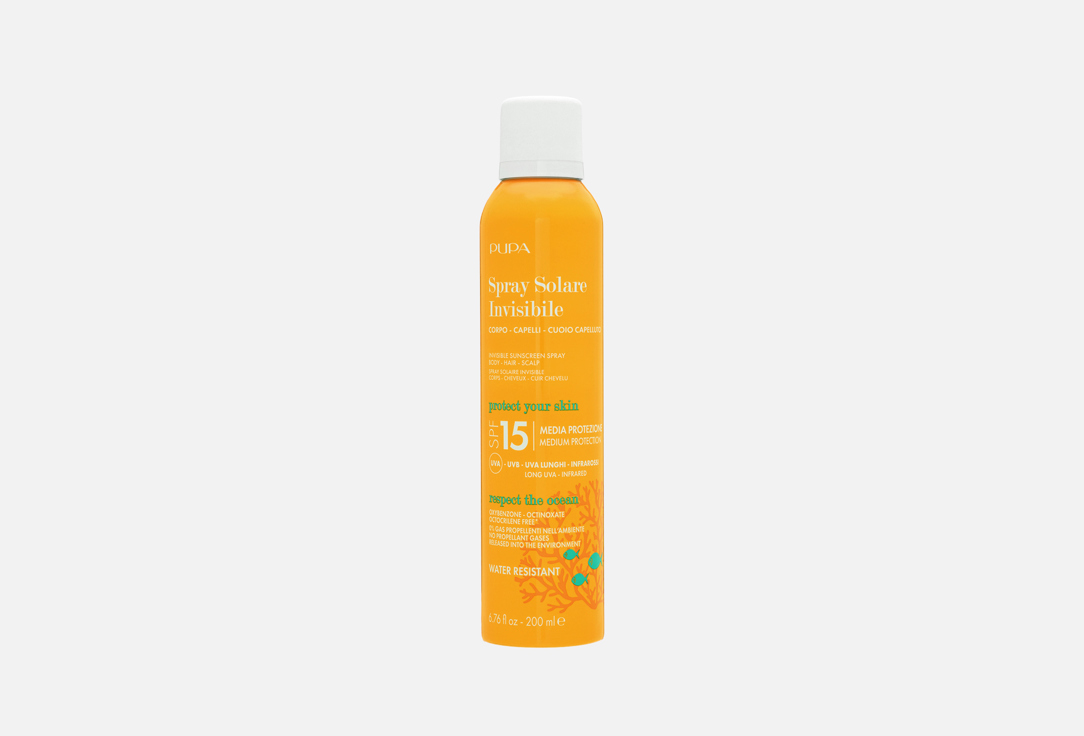 PUPA Invisible Sunscreen Spray Body-Hair-Scalp Spf15
