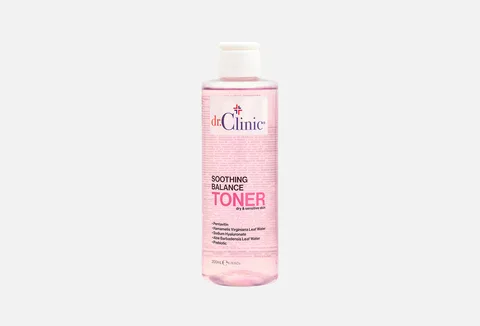 DR.CLINIC Prebiotic Toner Soothing Balance / Tonic For Dry And Sensitive Skin (Pink)