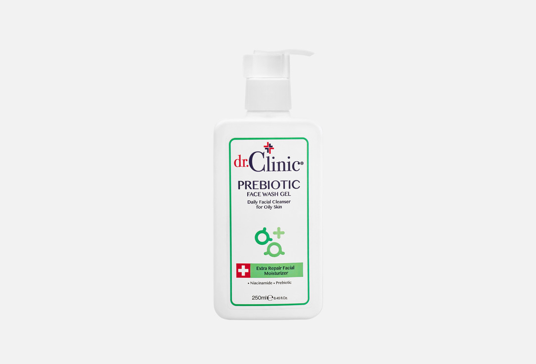 DR.CLINIC Prebiotic Face Wash Gel Daily Cleanser For Oily Skin (Green)