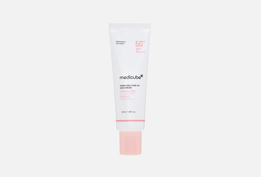 MEDICUBE "PDRN PINK TONE UP SUN CREAM" SPF 50+ PA++++ (very high protection)
