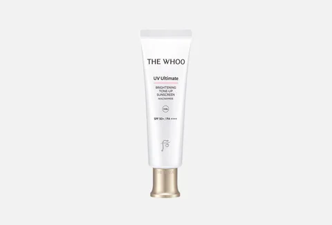 THE WHOO "UV Ultimate Brightening Tone-Up Sunscreen" SPF50+/PA++++ (very high protection)