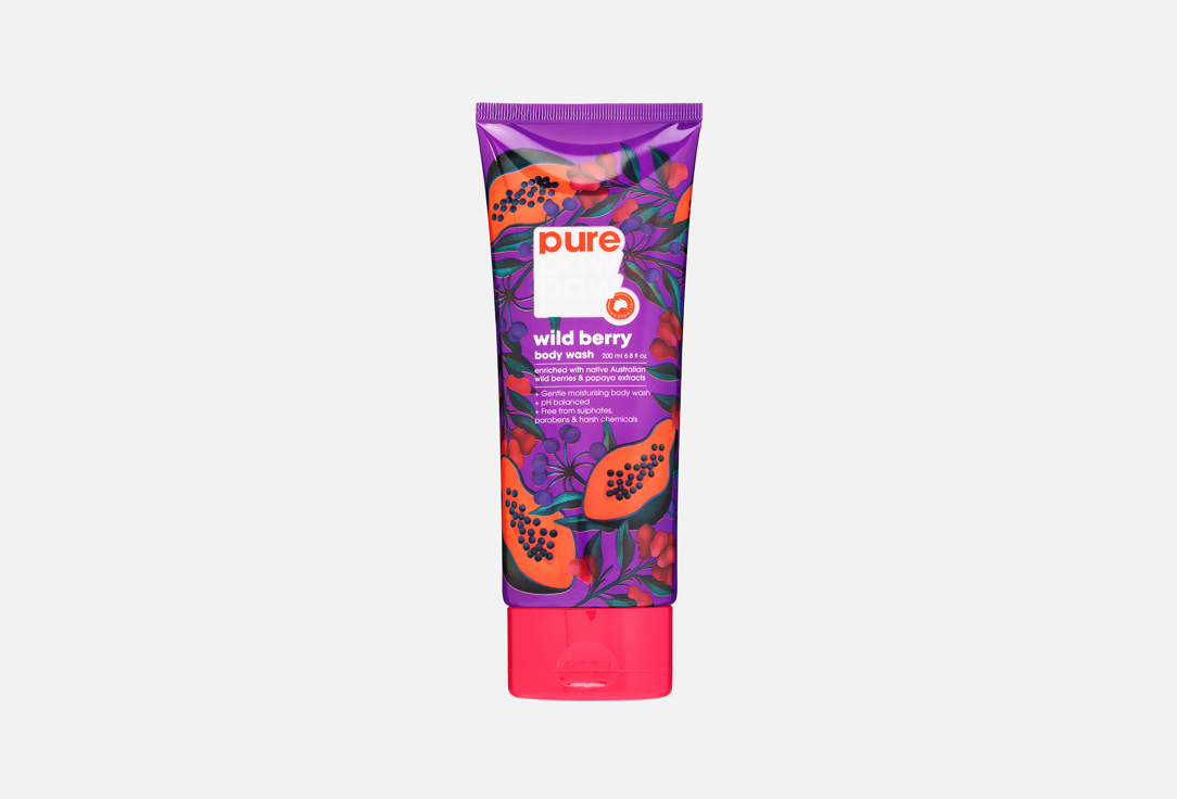 PURE PAW PAW BODY WASH WILD BERRY