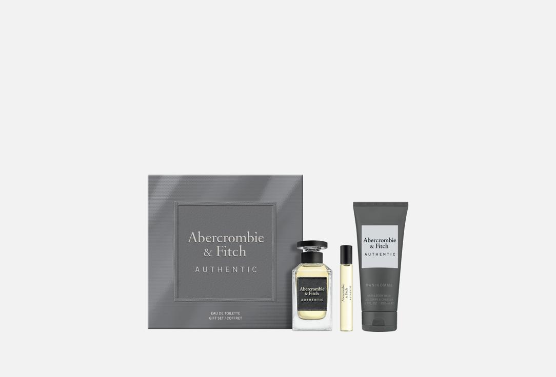 Abercrombie & Fitch AuthenticGift Set – 100ml EDP + 15ml EDP + 200ml Body Lotion