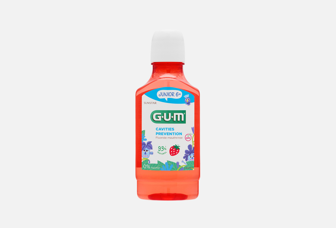 gum Junior Rinse 300ml 7-12Years