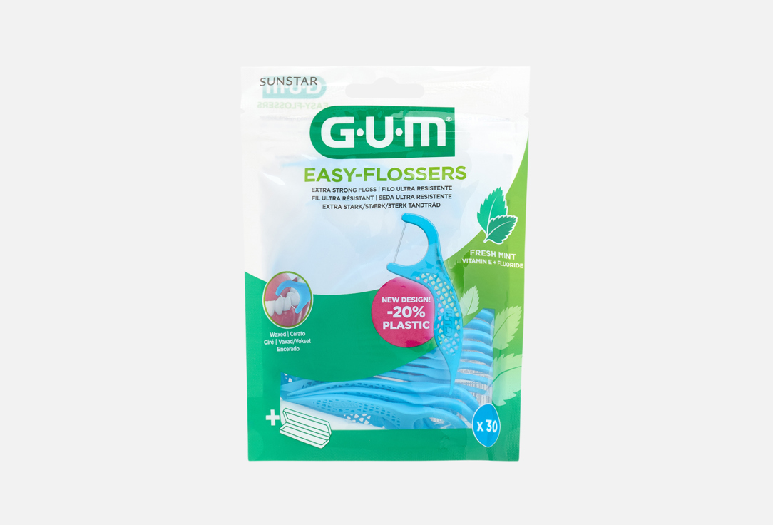 gum Easy Flossers 30'S