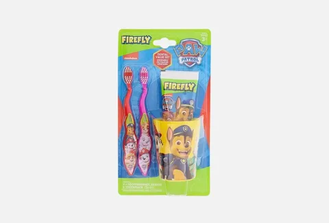 Firefly Paw Patrol 2 Toothbrushes, Beaker & Toothpaste