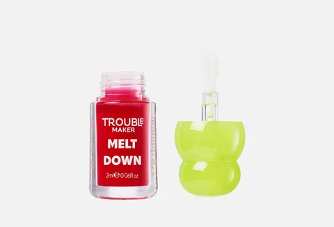 Trouble Maker Melt Down Lip Oil Overload Pink