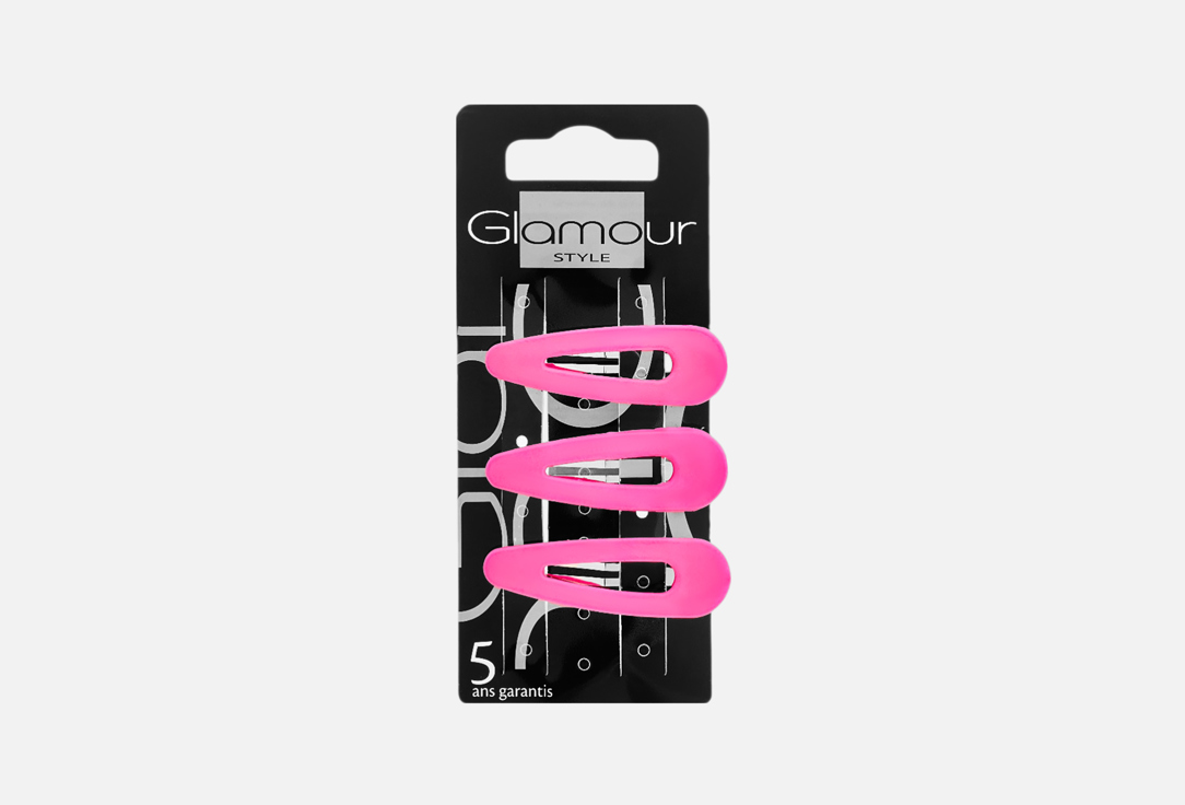 Killys Snap Clips Matte Magenta, 3 pcs