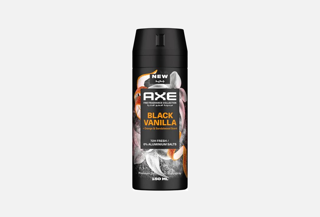 Axe Fine Fragrance Premium Deodorant Body Spray, Black Vanilla,