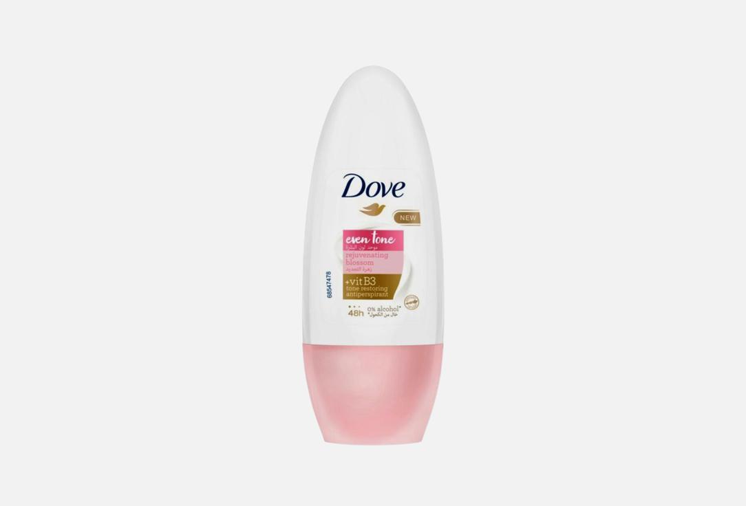 Dove Even Tone Antiperspirant Deodorant Roll-On, Rejuvenating Blossom,