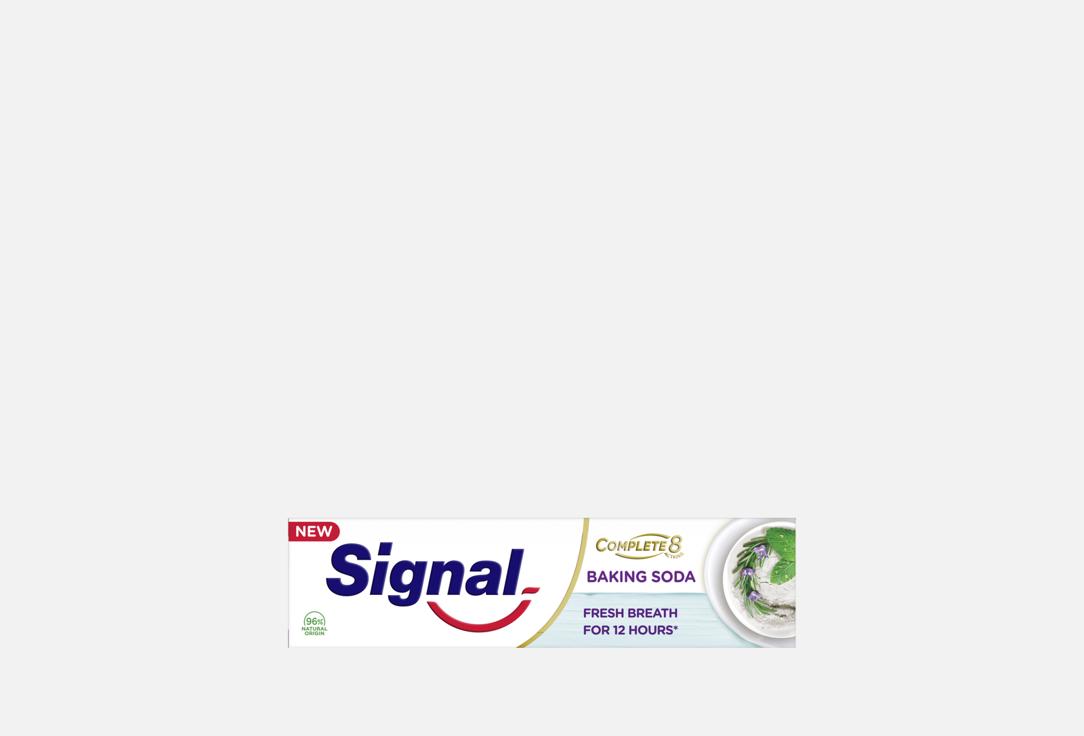 Signal Complete 8 Nature Elets Toothpaste, Baking Soda,