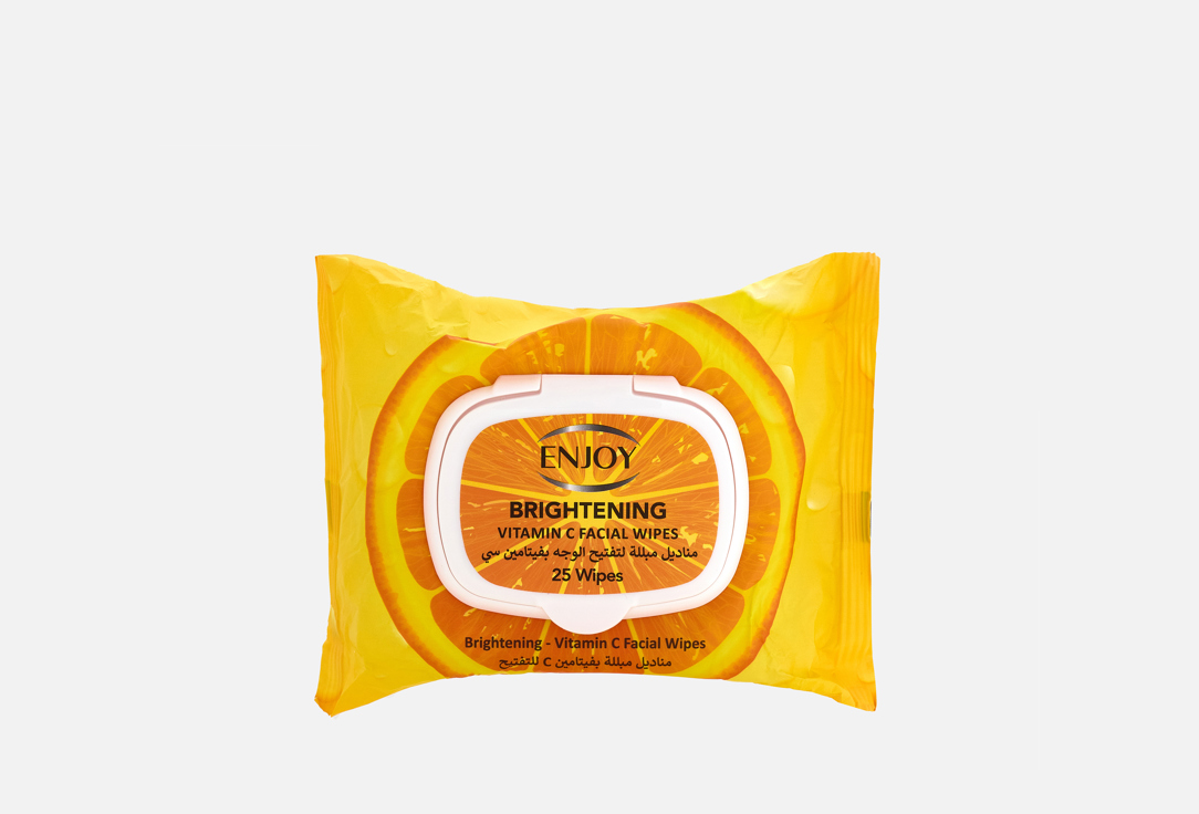 Enjoy Biodegradable Vitamin C Facial Wipes 25s