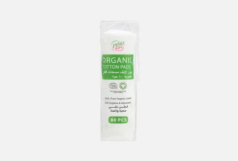 Pure Life Organic Cotton Pads 80pcs