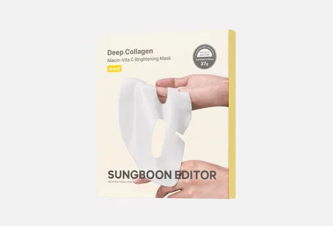 Sungboon Editor Deep Collagen Niacin Vita C Brightening Mask 37g*4ea