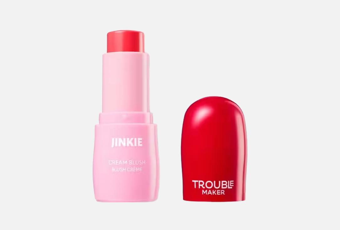 Trouble maker jinkie stick cream blush cheer up hot pink