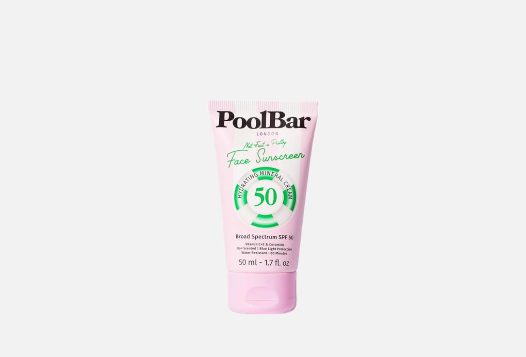 PoolBar London Not Just a Pretty Face Hydrating Mineral Face Sunscreen SPF50