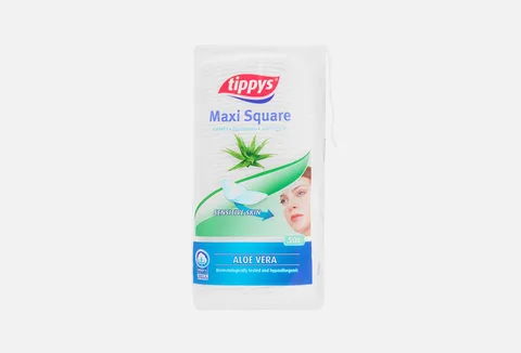 Tippys Maxi square Aloe vera 50pcs