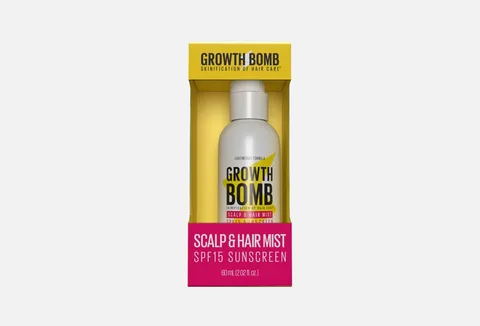 Growth Bomb Supercharge Scalp Mist SPF15