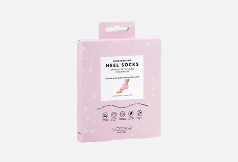 Voesh Moisturizing Heel Socks - Pink VFS003PNK
