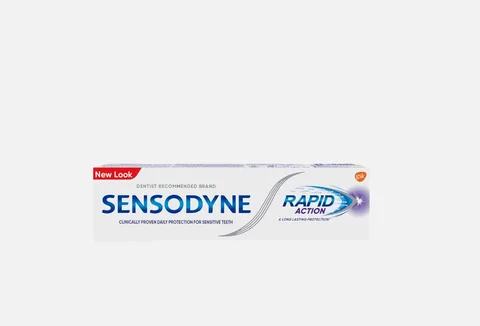 SENSODYNE TOOTHPASTE 75 ML RAPID ACTION