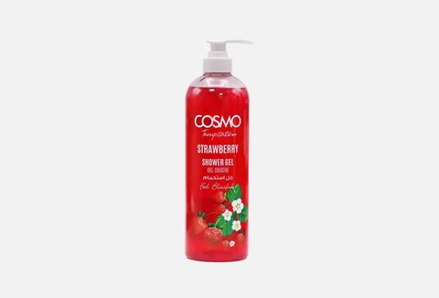 COSMO TEMPTATION SHOWER GEL STAWBERRY 1000ML (M) (COSMO SERIES)
