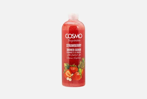 COSMO TEMPTATION SHOWER SCRUB STRAWBERRY 1000ML (COSMO SERIES)