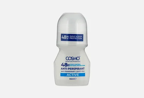 COSMO ANTI-PERSPIRANT 48H ROLL ON DEO ACTIVE 65ML (COSMO SERIES)