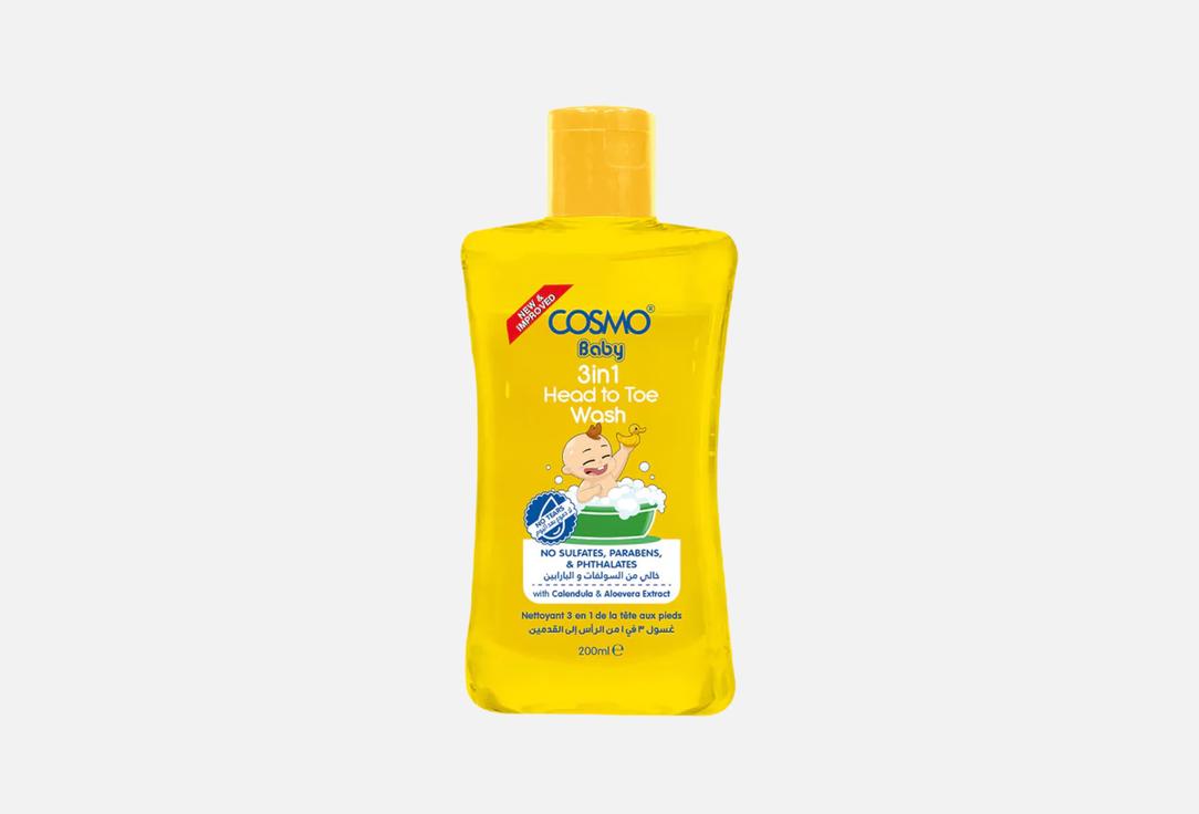 COSMO 3IN1 HEAD TOE WSH 1000ml