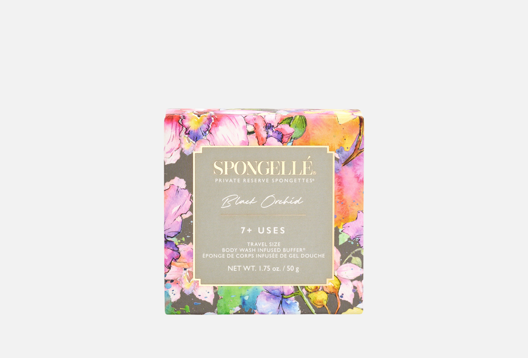 Spongelle Private Reserve Buffer Black Orchid Body Wash Infused Spongette 50 g (7+Uses)