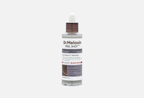 Dr. Melaxin Peel Shot Exfoliating Black Rice Ampoule