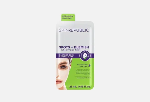 SR Spots + Blemish + Salicylic Acid Face Mask Sheet 25ml 0.85 fl. oz.