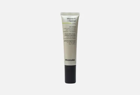 MINIMALIST Skin Care Vitamin K and Retinal Zero One Percent Eye Cream