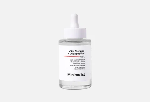 MINIMALIST Hair Care CPH Complex and Oligopeptide Zero Eight Percent Anti Dandruff Serum