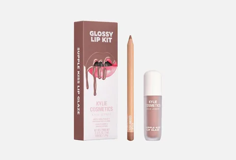Kylie Cosmetics Glossy Lip Kit Dolce K 3+1.