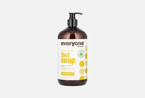 EVERYONE 3 in 1 Soap, Coconut + Lemon