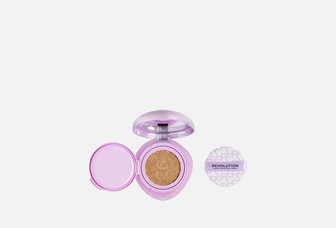Makeup Revolution Superdewy Cushion Foundation – Dewy Finish Medium Neutral Warm